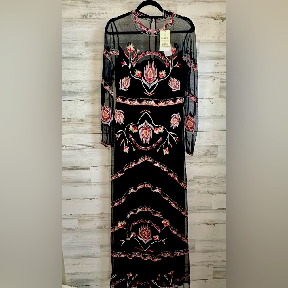 Gorgeous beaded Monsoon London Maxi dress